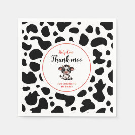 感謝していモーの来牛 スタンダードカクテルナプキン