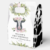 感謝していモー任意の年のフローラ牛女の誕生日 フェイバーボックス (オープン)