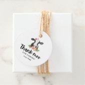 感謝していモー来牛の女の子の誕生日ありがとう フェイバータグ (インサイチュ)