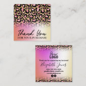 感謝していユアのユーザのユアユアユアユアユアユアユアユアユアユアユアユアユアユアユアユアユアユアユア スクエア名刺 (正面/裏面)