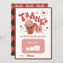 感謝していラテだ！ギフトカードホルダー