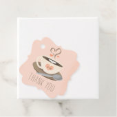 感謝していラテコーヒーウェディングシャワーありがとう フェイバータグ (インサイチュ)