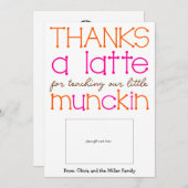 感謝していラテ先生評価カード 招待状 (正面/裏面)