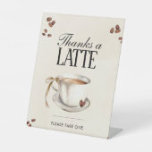 感謝していラテ愛がシャワーを浴びる 台座サイン (正面)