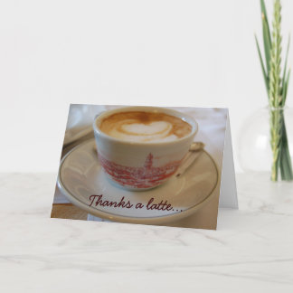 感謝していラテ謝意グリーティングカード サンキューカード