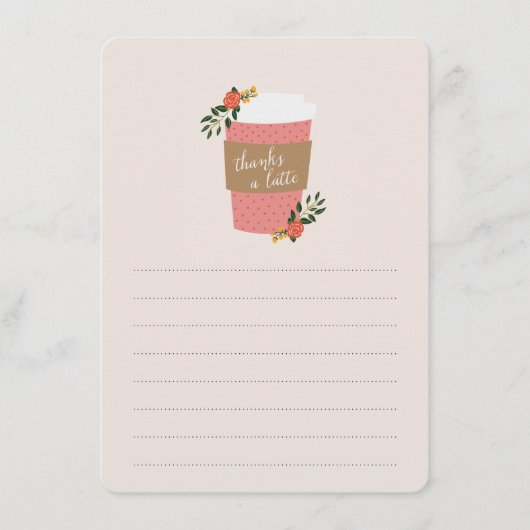 感謝していラテ ノートカード (正面)