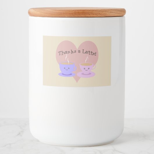 感謝していラテ フードラベル (正面)