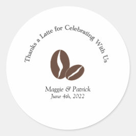 感謝していラテ ラウンドシール