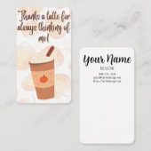 感謝していラテ!実在ポップ・アートの財 名刺 (正面/裏面)