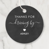 感謝していラベルで運転する、Drive By、Chalkboard フェイバータグ (正面)