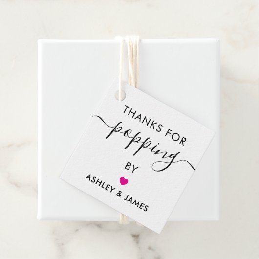 感謝していラベルのラベル結婚明るい赤紫色 フェイバータグ (インサイチュ)