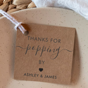 感謝していラベル結婚のラベルKraft フェイバータグ