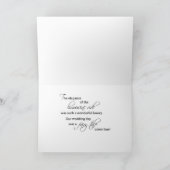 感謝していリミン・サー結婚ビスのスティックフィギュア サンキューカード (内部)