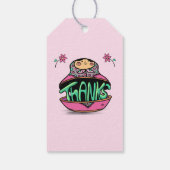 感謝していロシアの人形 ギフトタグ (裏面)