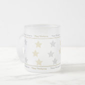 感謝してい与えのマグスター フロストグラスマグカップ (正面左)