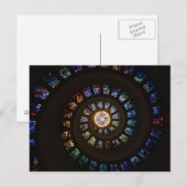 感謝してい与えの正方形# 12 ポストカード (正面/裏面)