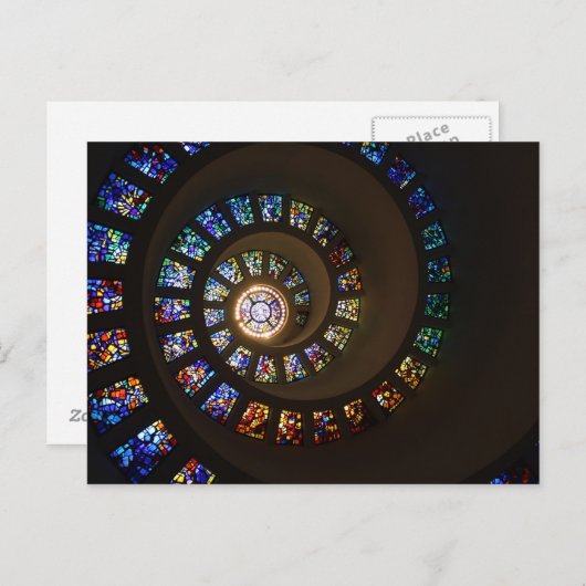 感謝してい与えの正方形# 5 ポストカード (正面/裏面)