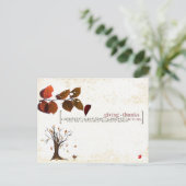 感謝してい与えのPOSTカード シーズンポストカード (スタンド正面)