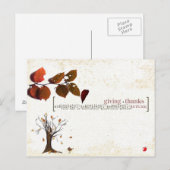 感謝してい与えのPOSTカード シーズンポストカード (正面/裏面)