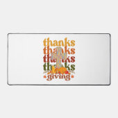 感謝してい与え十字形かぼちゃ デスクマット (正面)