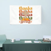 感謝してい与え十字形かぼちゃ 横断幕 (トレードショー)