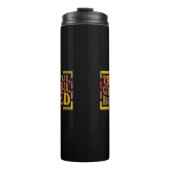 感謝してい与え感謝と感謝と賛美デザイン タンブラー (正面)