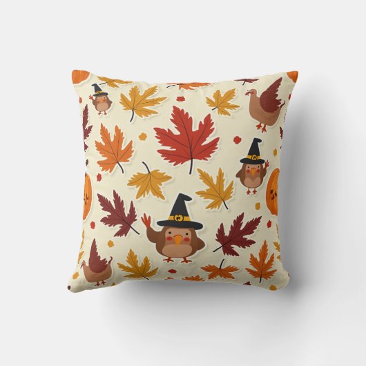 感謝してい与え日ピロー クッション (裏面)