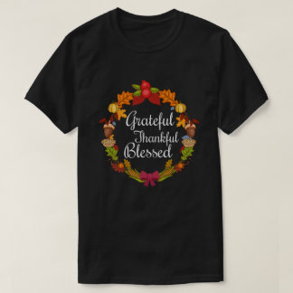 感謝してい与え日プレミアム・ベクトルデザイン Tシャツ