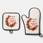 感謝してい与え母は休日のミッツ 鍋つかみ&鍋敷きセット (正面)