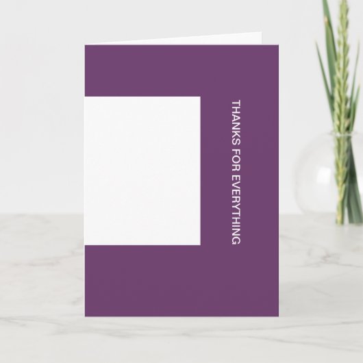 感謝してい何にも サンキューカード (正面)