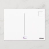 感謝してい先生は赤い最高のApple ポストカード (裏面)