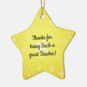 感謝してい先生素晴らしオーナメント セラミックオーナメント (左)