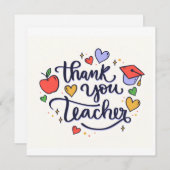 感謝してい先生 (正面/裏面)