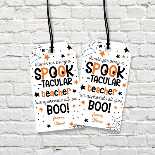 感謝してい先生 ギフトタグ