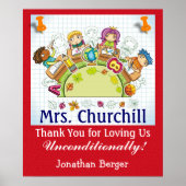 感謝してい先生- SRF ポスター (正面)