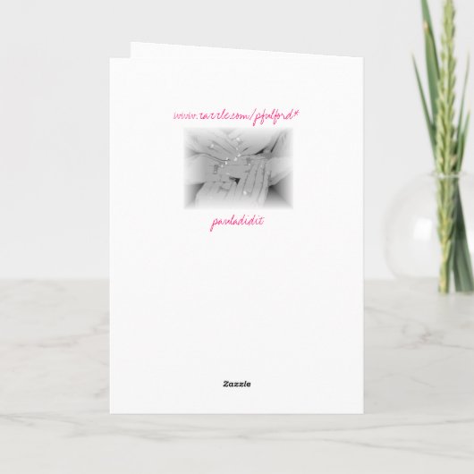 感謝してい光を当てて サンキューカード (裏面)