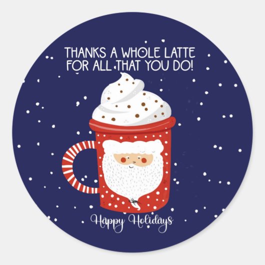 感謝してい全く遅いぞ！おめでとう ラウンドシール (正面)