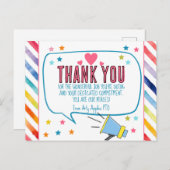 感謝してい全てのherosカード ポストカード (正面/裏面)