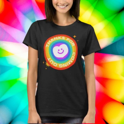 感謝してい出来向き Tシャツ