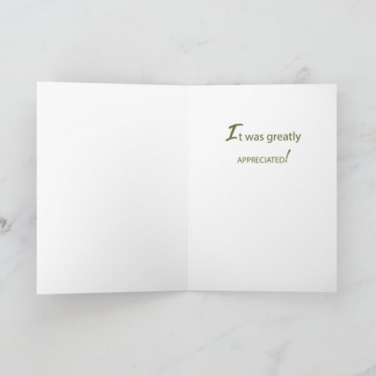 感謝してい分 カード (内部)