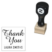 感謝してい名を付けシンプルて ラバースタンプ (押印)