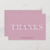 感謝してい名刺 サンキューカード (正面/裏面)