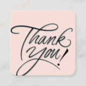 感謝してい名刺 スクエア名刺 (正面)