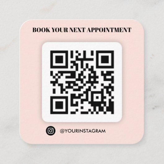 感謝してい名刺 スクエア名刺 (裏面)