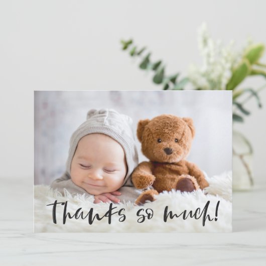 感謝してい多く |ベビー写真ありがとう (スタンド正面)