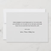 感謝してい多く |ベビー写真ありがとう (裏面)