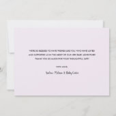 感謝してい多く |ベビー写真ありがとう |白 (裏面)