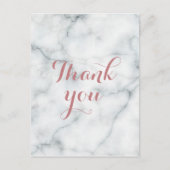感謝してい大理石 ポストカード (正面)