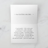 ～感謝してい天国小さな女の子～ サンキューカード (内部)