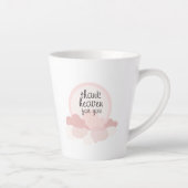 感謝してい天国 | ピンクとニュートラルクラウド カフェラテマグ (右)